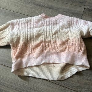 knitted cropped shirt